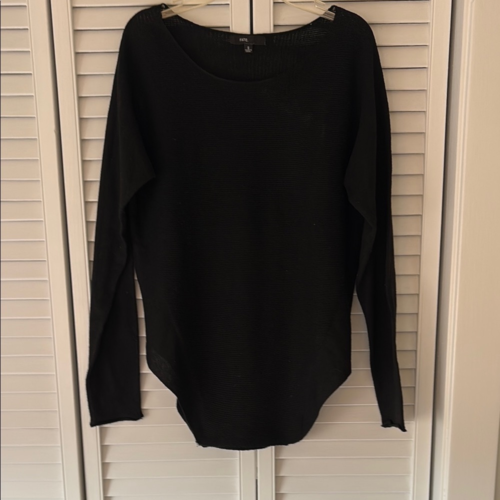 Fate Black Long Sleeve Top